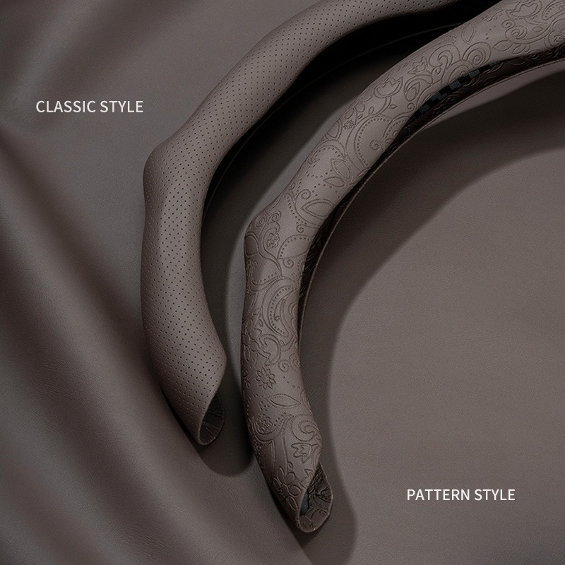 One-Handed Grip Assist Steering Wheel Cover