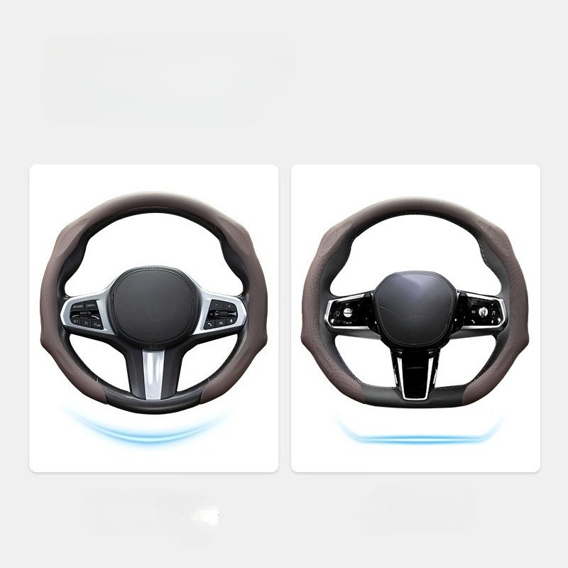 One-Handed Grip Assist Steering Wheel Cover