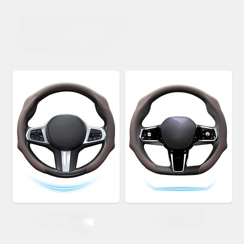 One-Handed Grip Assist Steering Wheel Cover