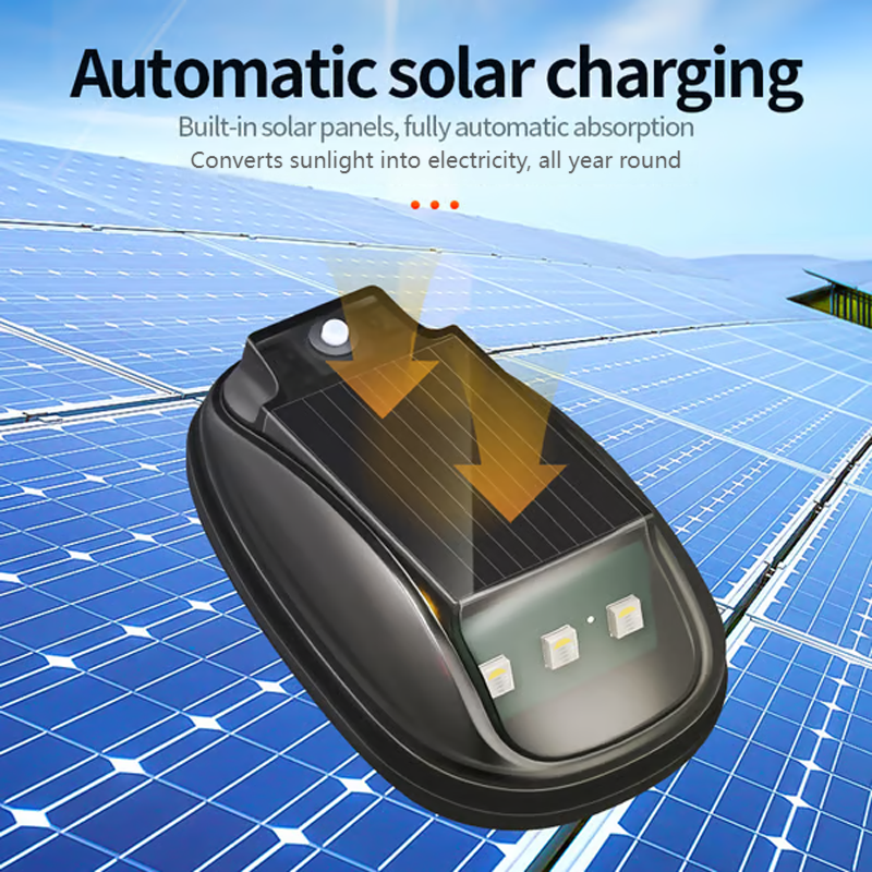 Solar-Powered RGB Strobe Light | Remote Control Roof Beacon for Trucks & SUVs