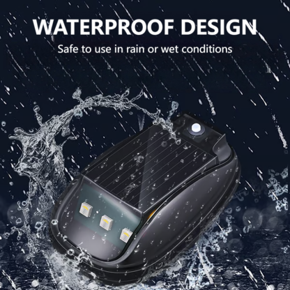 Solar-Powered RGB Strobe Light | Remote Control Roof Beacon for Trucks & SUVs