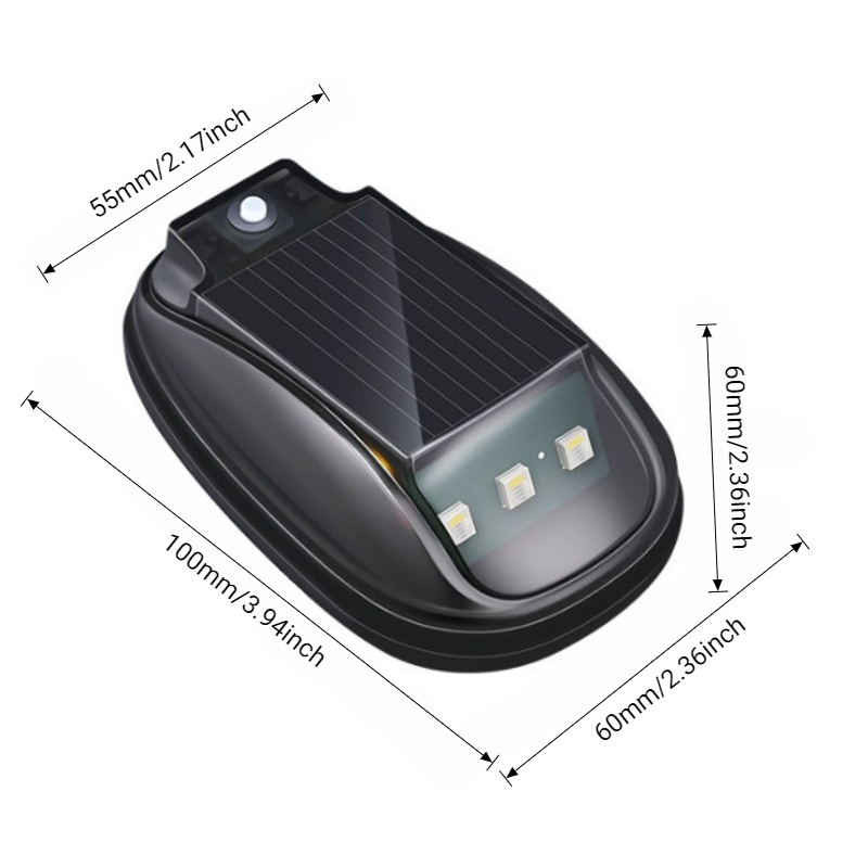 Solar-Powered RGB Strobe Light | Remote Control Roof Beacon for Trucks & SUVs