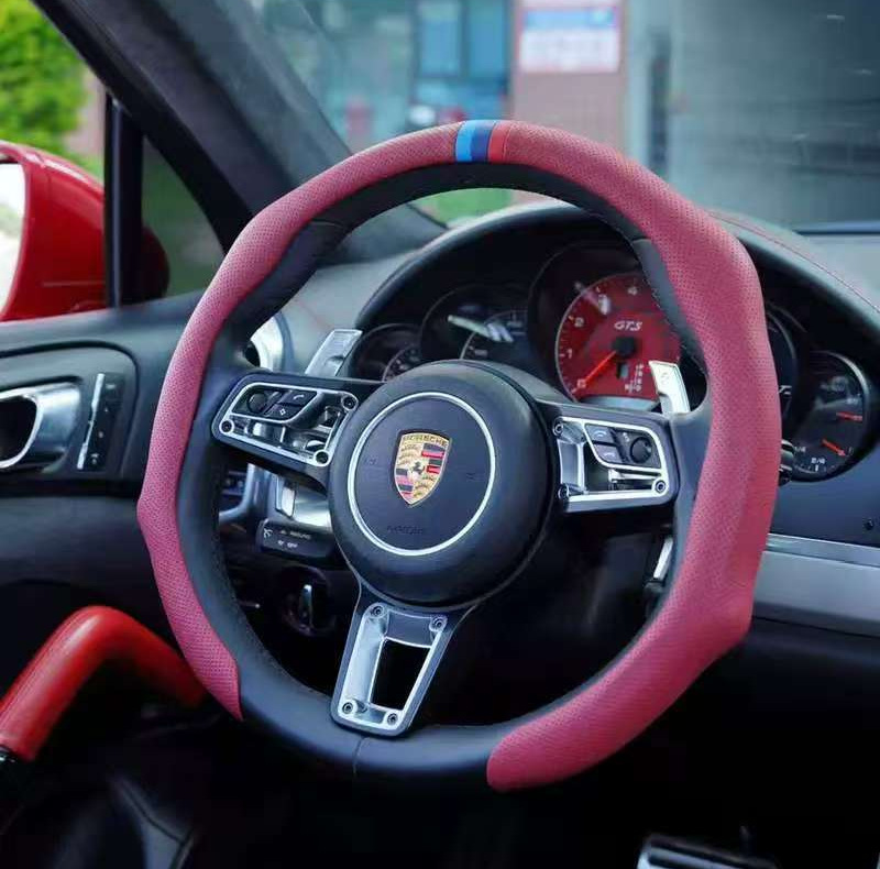 One-Handed Grip Assist Steering Wheel Cover