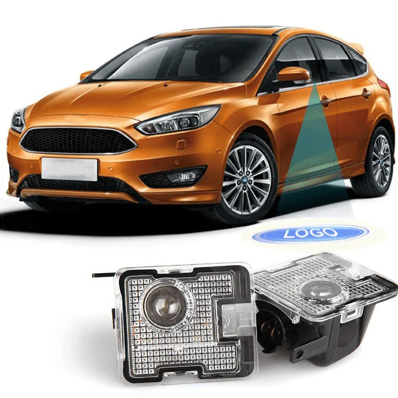Ford Compatible Rearview Mirror Projector Light-Greetlamp