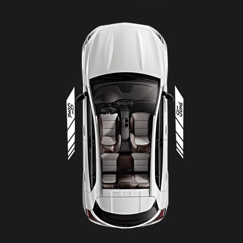 Ford Compatible Rearview Mirror Projector Light Blanket-Greetlamp