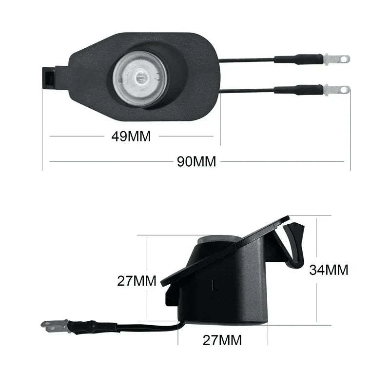 Ford Compatible Rearview Mirror Projector Light Blanket-Greetlamp