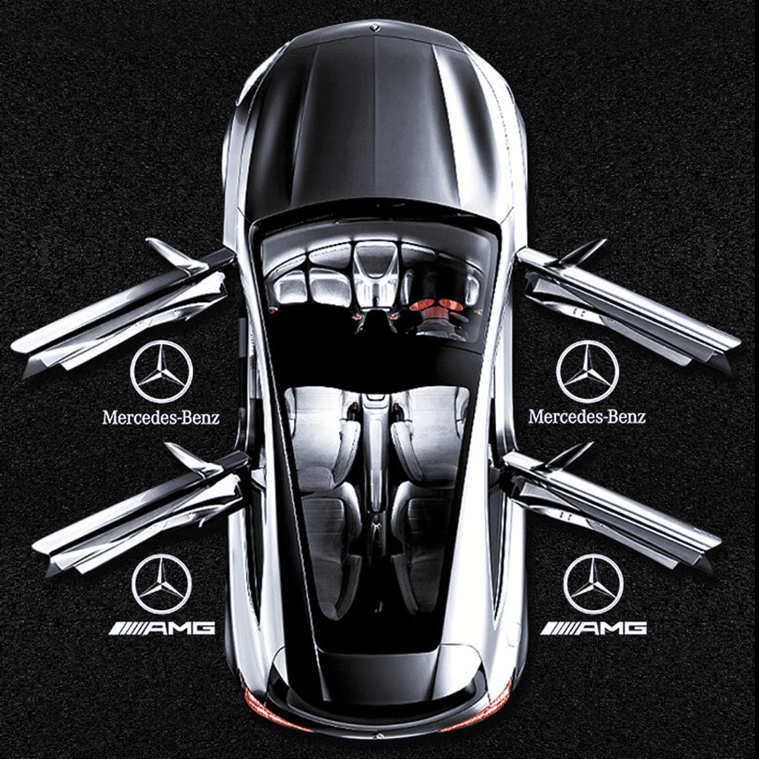 Mercedes-Benz Compatible Car Door Welcome Lights - Greetlamp