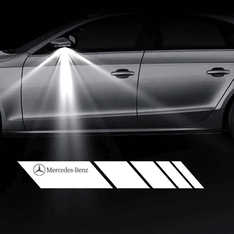 Mercedes-Benz Compatible Rearview Mirror Projector Light Blanket-Greetlamp