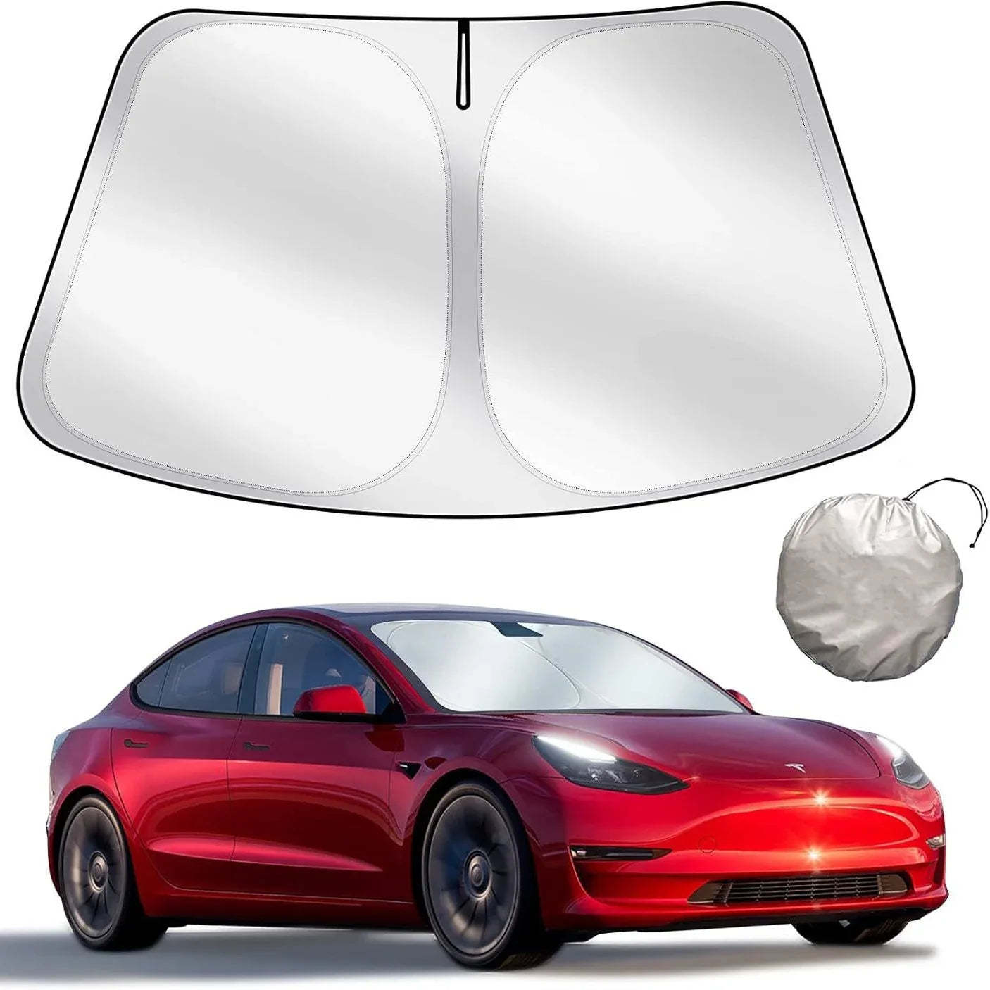 Car Windshield Sunshade - Free Storage Bag-Greetlamp