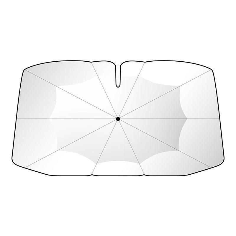 New 360° Bendable Handle Car Parasol Car Front Windshield Sun Protection Heat Shield Universal Car Parasol-Greetlamp
