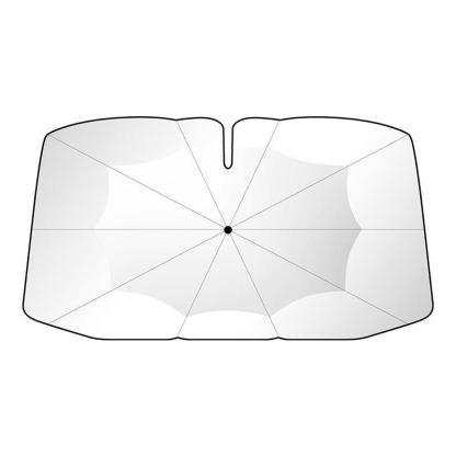New 360° Bendable Handle Car Parasol Car Front Windshield Sun Protection Heat Shield Universal Car Parasol-Greetlamp