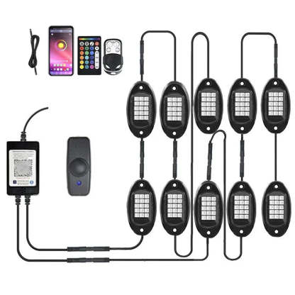 RGB Chassis Light APP Control Ambient Light LED Car Neon Light-Greetlamp