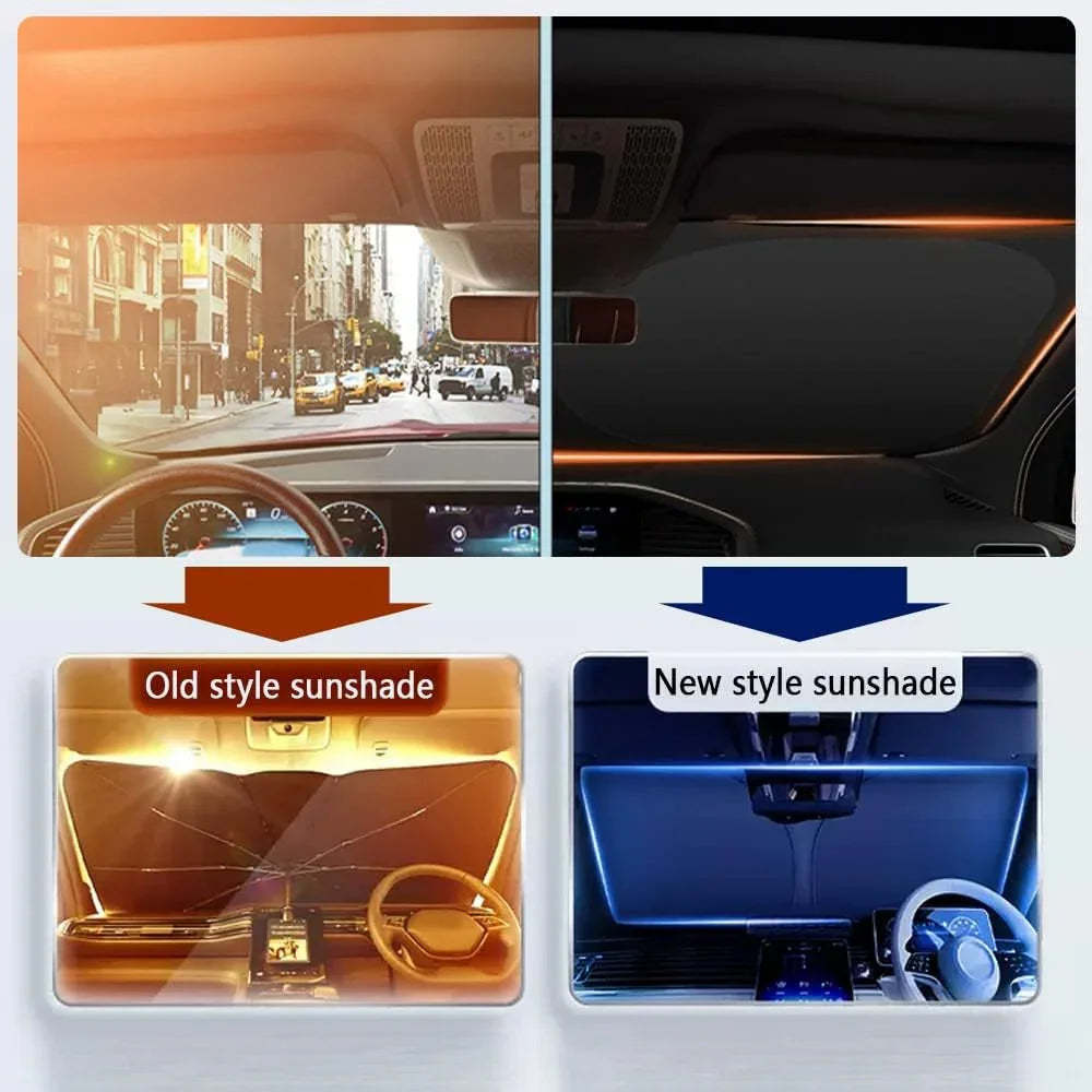 Car Windshield Sunshade - Free Storage Bag-Greetlamp
