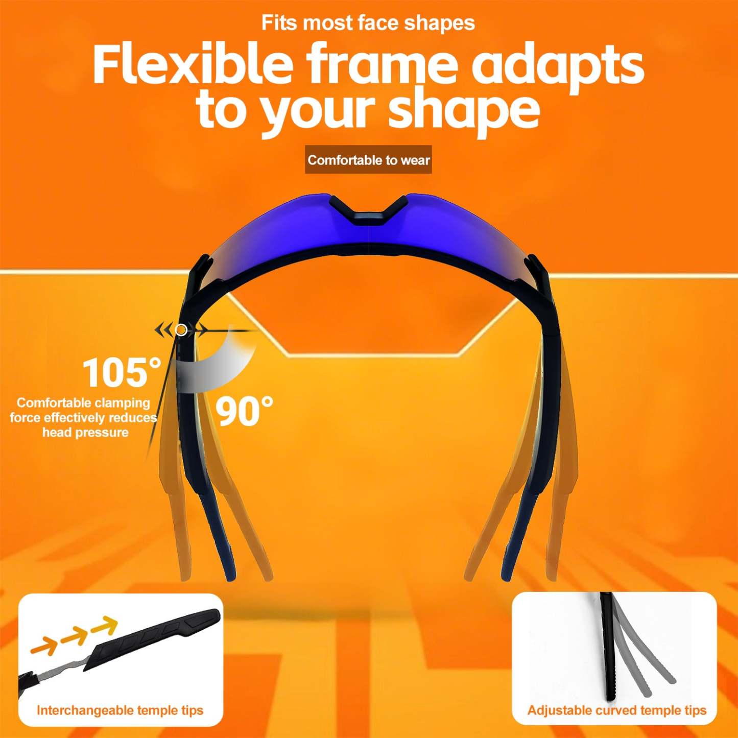 Outdoor Sports Cycling Bluetooth Smart Sunglasses with AI Technology-Greetlamp