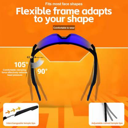 Outdoor Sports Cycling Bluetooth Smart Sunglasses with AI Technology-Greetlamp