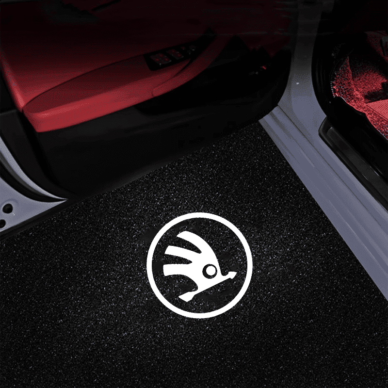 Skoda Compatible Car Door Welcome Lights-Greetlamp