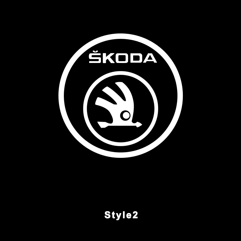 Skoda Compatible Car Door Welcome Lights-Greetlamp