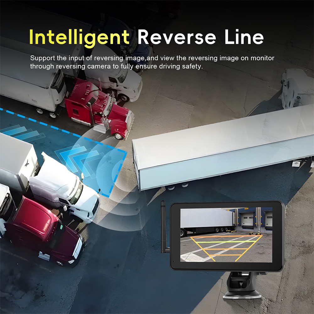 SolarDrive™ 7" Wireless Touchscreen Backup Camera System