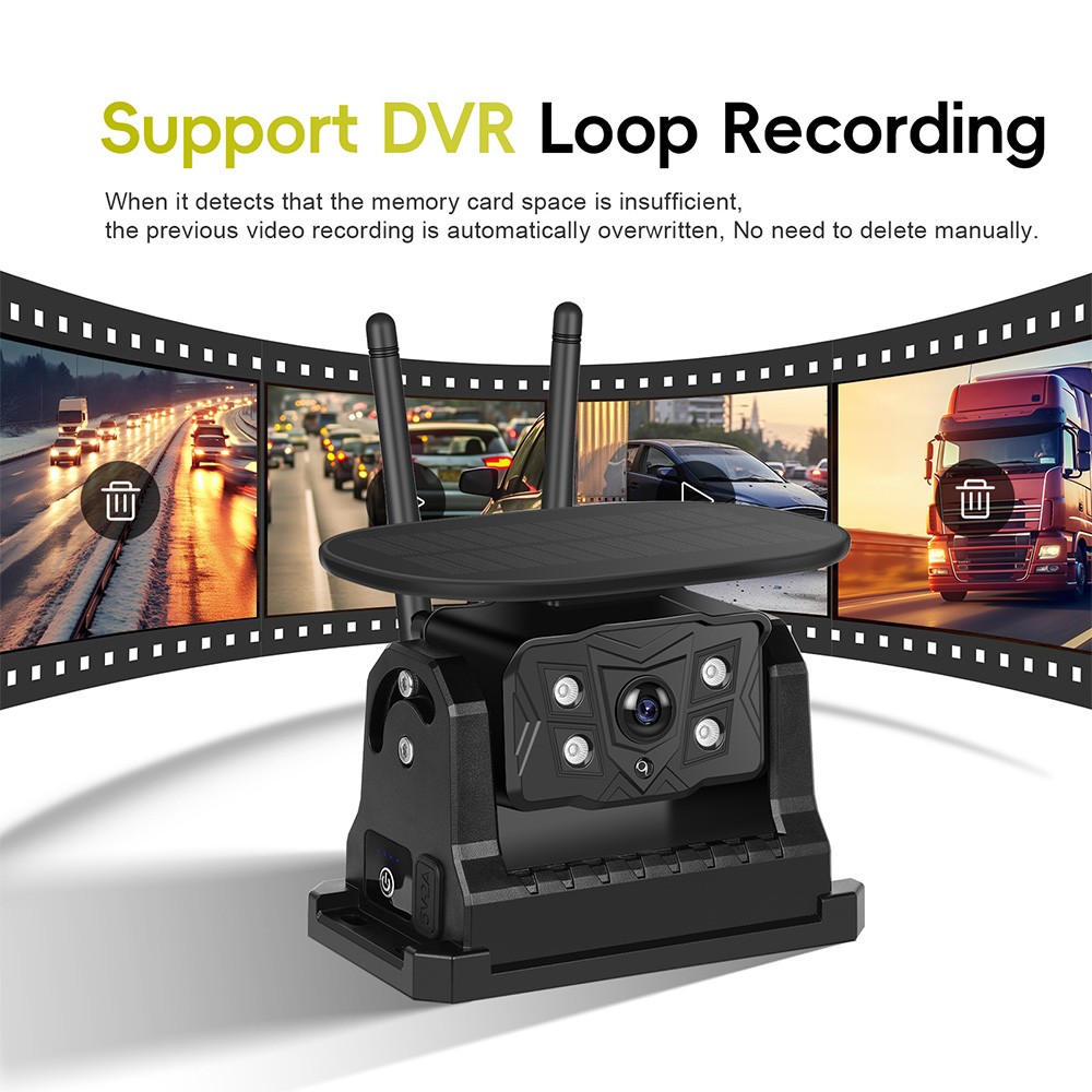 SolarDrive™ 7" Wireless Touchscreen Backup Camera System
