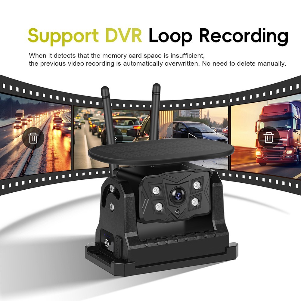SolarDrive™ 7" Wireless Touchscreen Backup Camera System