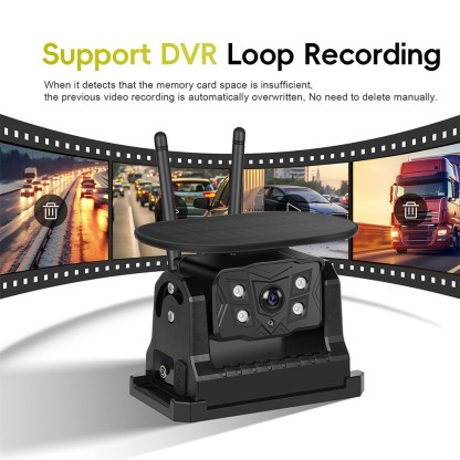 SolarDrive™ 7" Wireless Touchscreen Backup Camera System