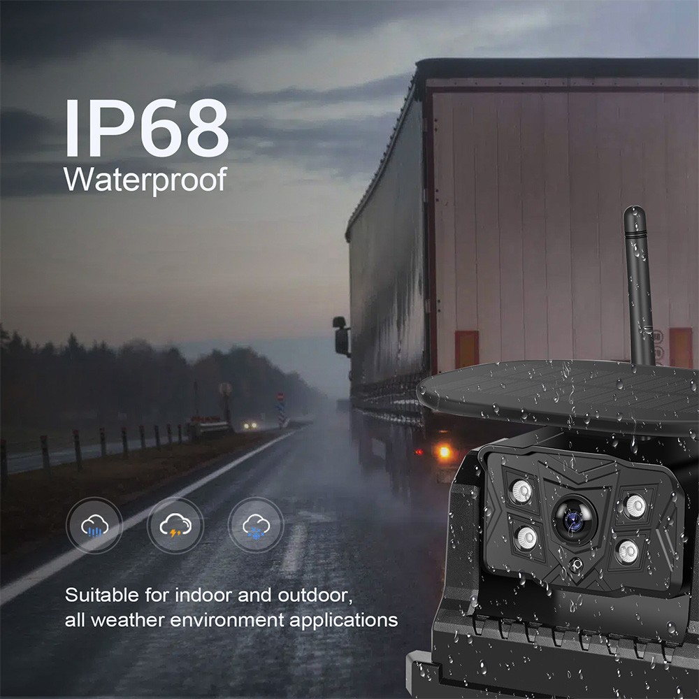 SolarDrive™ 7" Wireless Touchscreen Backup Camera System