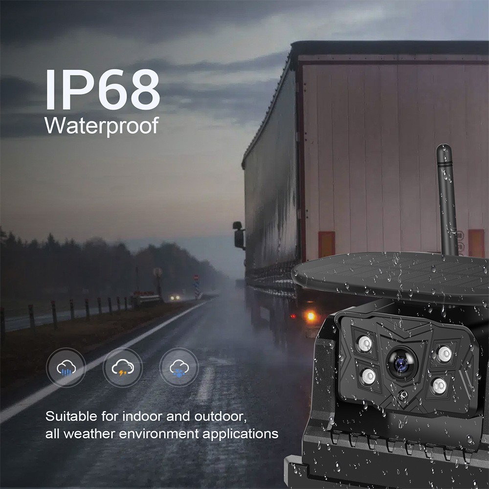 SolarDrive™ 7" Wireless Touchscreen Backup Camera System