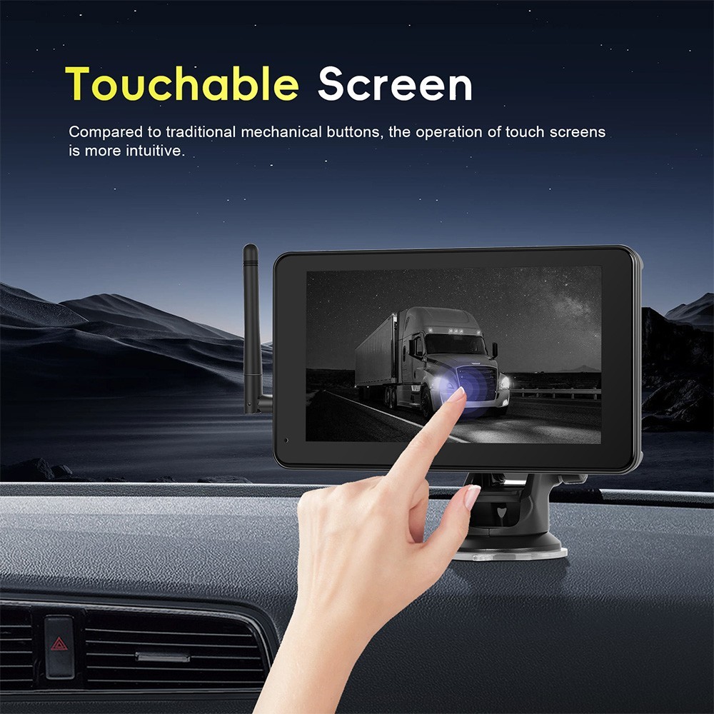 SolarDrive™ 7" Wireless Touchscreen Backup Camera System