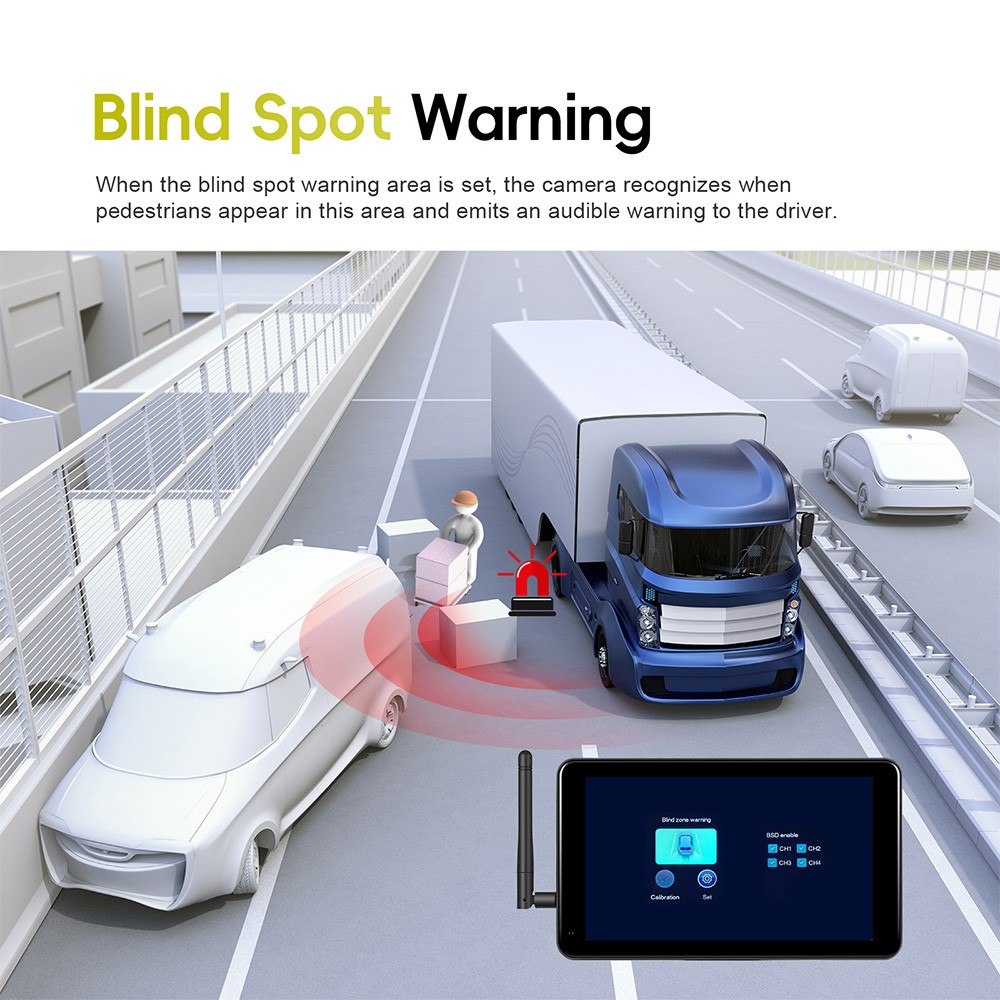 SolarDrive™ 7" Wireless Touchscreen Backup Camera System