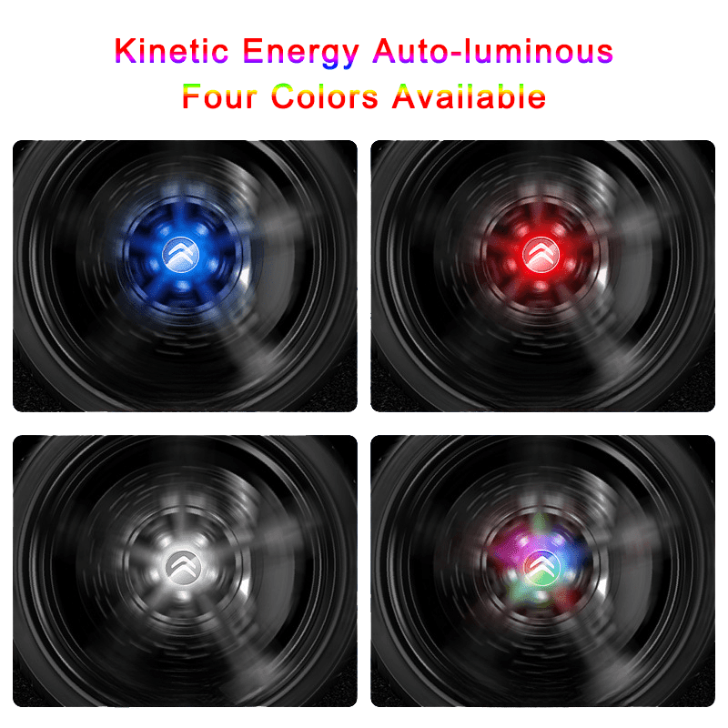 Suitable For Citroën Magnetic Suspension Hub Caps & LED Suspension Luminous Wheel Hub Lights-Greetlamp