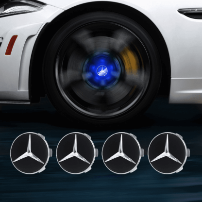 Suitable For Mercedes-Benz Magnetic Suspension Hub Caps & LED Suspension Luminous Wheel Hub Lights-Greetlamp