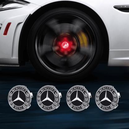Suitable For Mercedes-Benz Magnetic Suspension Hub Caps & LED Suspension Luminous Wheel Hub Lights-Greetlamp