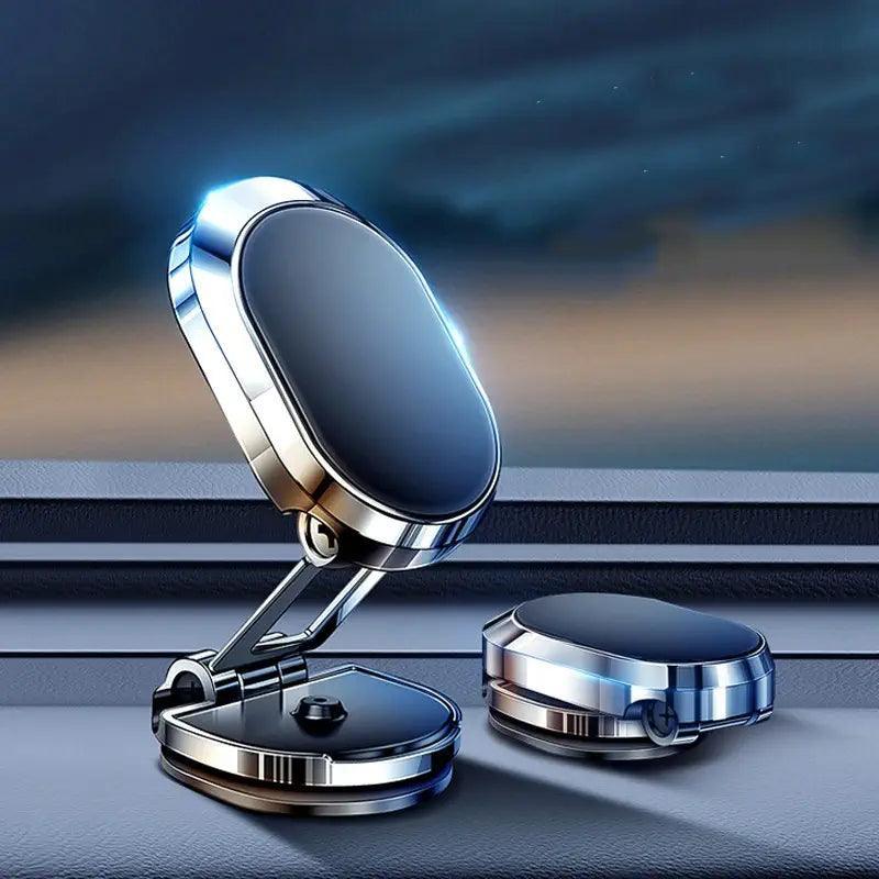 Super Magnetic Car Folding Mobile Phone Bracket 360 Rotating Navigation Bracket - Greetlamp