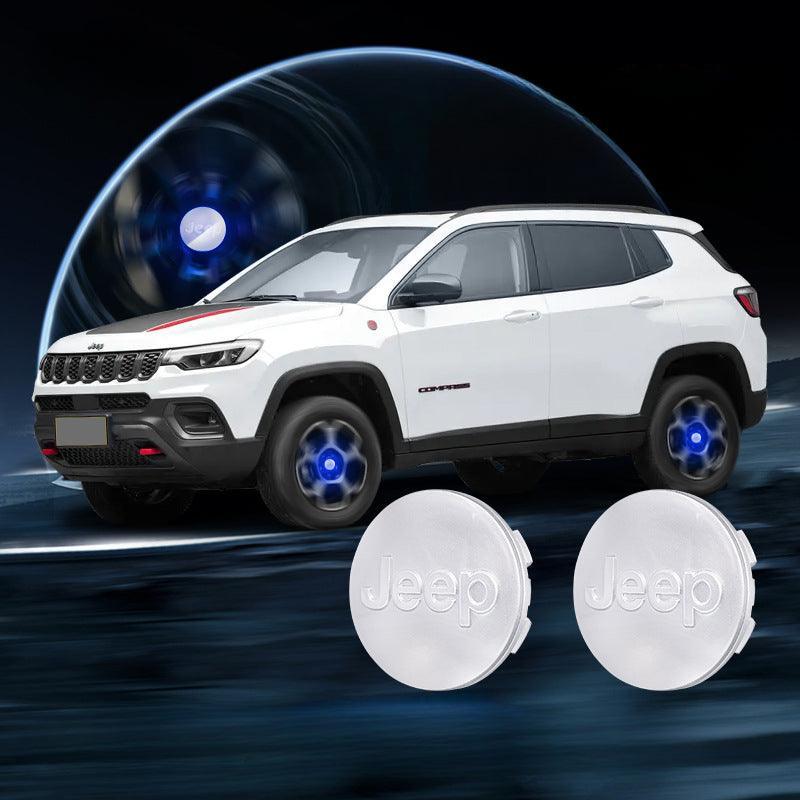 Suitable For Jeep Magnetic Suspension Hub Caps & LED Suspension Luminous Wheel Hub Lights-Greetlamp
