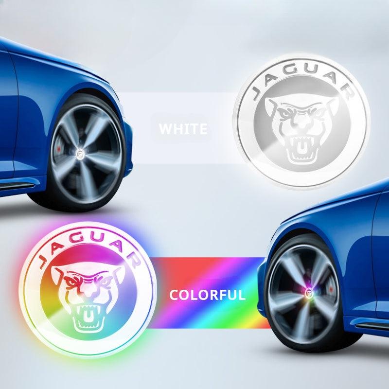 Suitable For Jaguar Magnetic Suspension Hub Caps & LED Suspension Luminous Wheel Hub Lights-Greetlamp