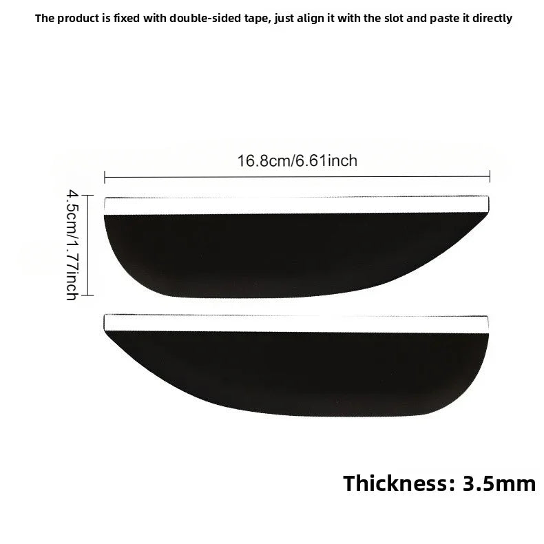 (2 PCS) Universal Silicone Car Rearview Mirror Rain Shield Rearview Mirror Rain Cover-Greetlamp