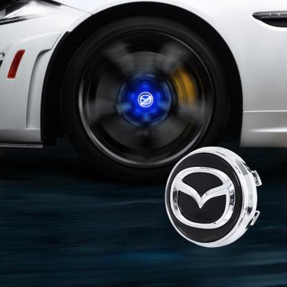 Suitable For Mazda Magnetic Suspension Hub Caps & LED Suspension Luminous Wheel Hub Lights-Greetlamp