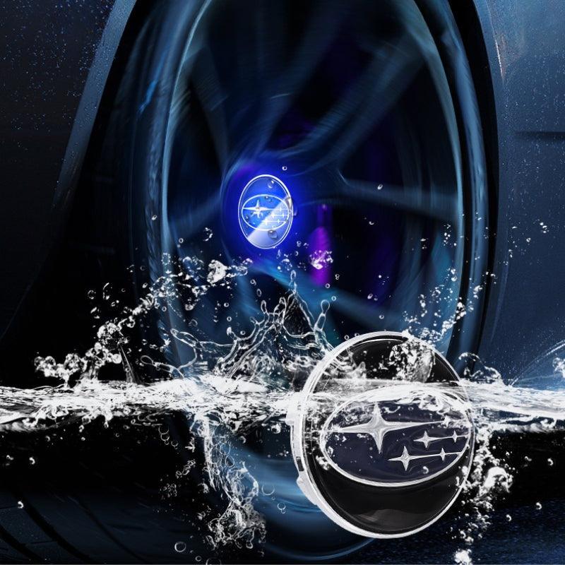 Suitable For Subaru Magnetic Suspension Hub Caps & LED Suspension Luminous Wheel Hub Lights-Greetlamp