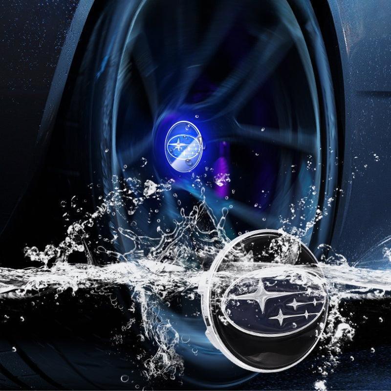 Suitable For Subaru Magnetic Suspension Hub Caps & LED Suspension Luminous Wheel Hub Lights-Greetlamp