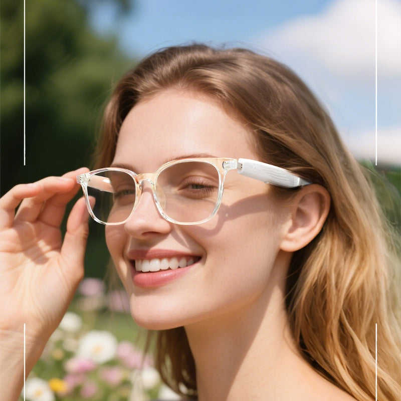 The Second Generation AI Bluetooth Glasses Real-time Translation Glasses Camera Glasses-Greetlamp