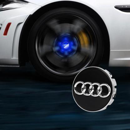 Suitable For Audi Magnetic Suspension Hub Caps & LED Suspension Luminous Wheel Hub Lights-Greetlamp