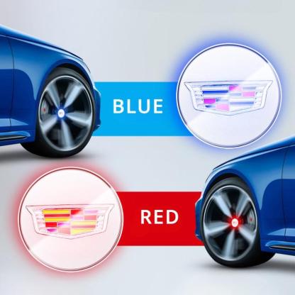 Suitable For Cadillac Magnetic Suspension Hub Caps & LED Suspension Luminous Wheel Hub Lights-Greetlamp
