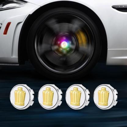 Suitable For Toyota & Crown Magnetic Suspension Hub Caps & LED Suspension Luminous Wheel Hub Lights-Greetlamp
