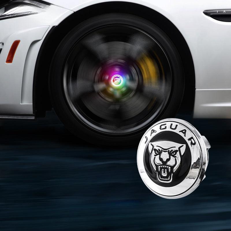 Suitable For Jaguar Magnetic Suspension Hub Caps & LED Suspension Luminous Wheel Hub Lights-Greetlamp