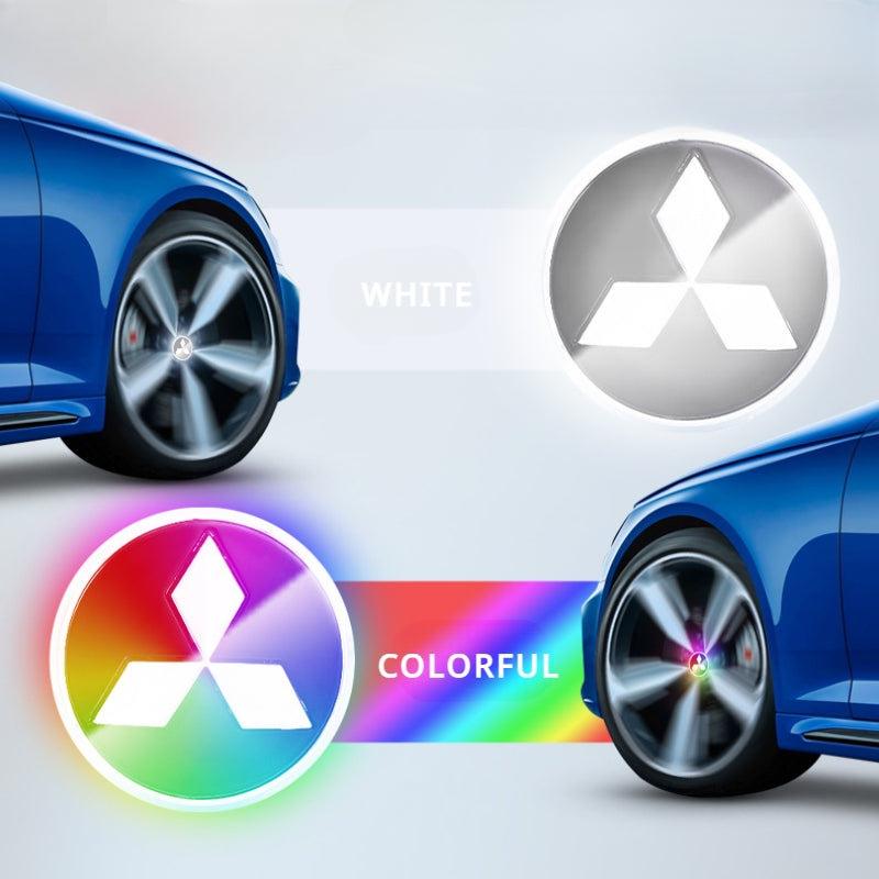 Suitable For Mitsubishi Magnetic Suspension Hub Caps & LED Suspension Luminous Wheel Hub Lights-Greetlamp