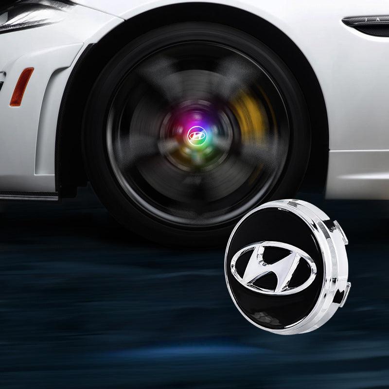 Suitable For Hyundai Magnetic Suspension Hub Caps & LED Suspension Luminous Wheel Hub Lights-Greetlamp