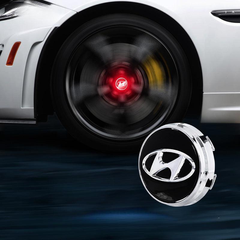 Suitable For Hyundai Magnetic Suspension Hub Caps & LED Suspension Luminous Wheel Hub Lights-Greetlamp