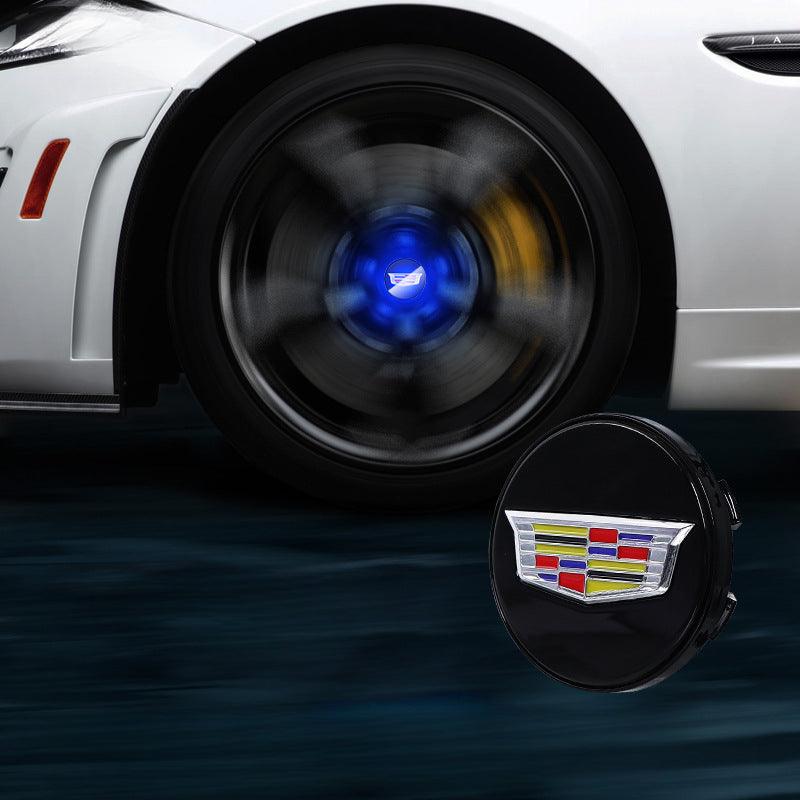 Suitable For Cadillac Magnetic Suspension Hub Caps & LED Suspension Luminous Wheel Hub Lights-Greetlamp