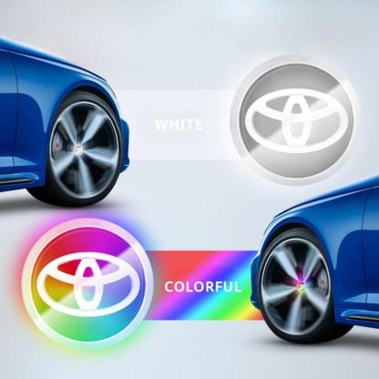Suitable For Toyota & Crown Magnetic Suspension Hub Caps & LED Suspension Luminous Wheel Hub Lights-Greetlamp