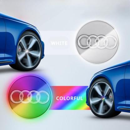 Suitable For Audi Magnetic Suspension Hub Caps & LED Suspension Luminous Wheel Hub Lights-Greetlamp